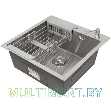 Кухонная мойка ARFEKA ECO AR 500x500+CL AR+DS AR SATIN картинка 2